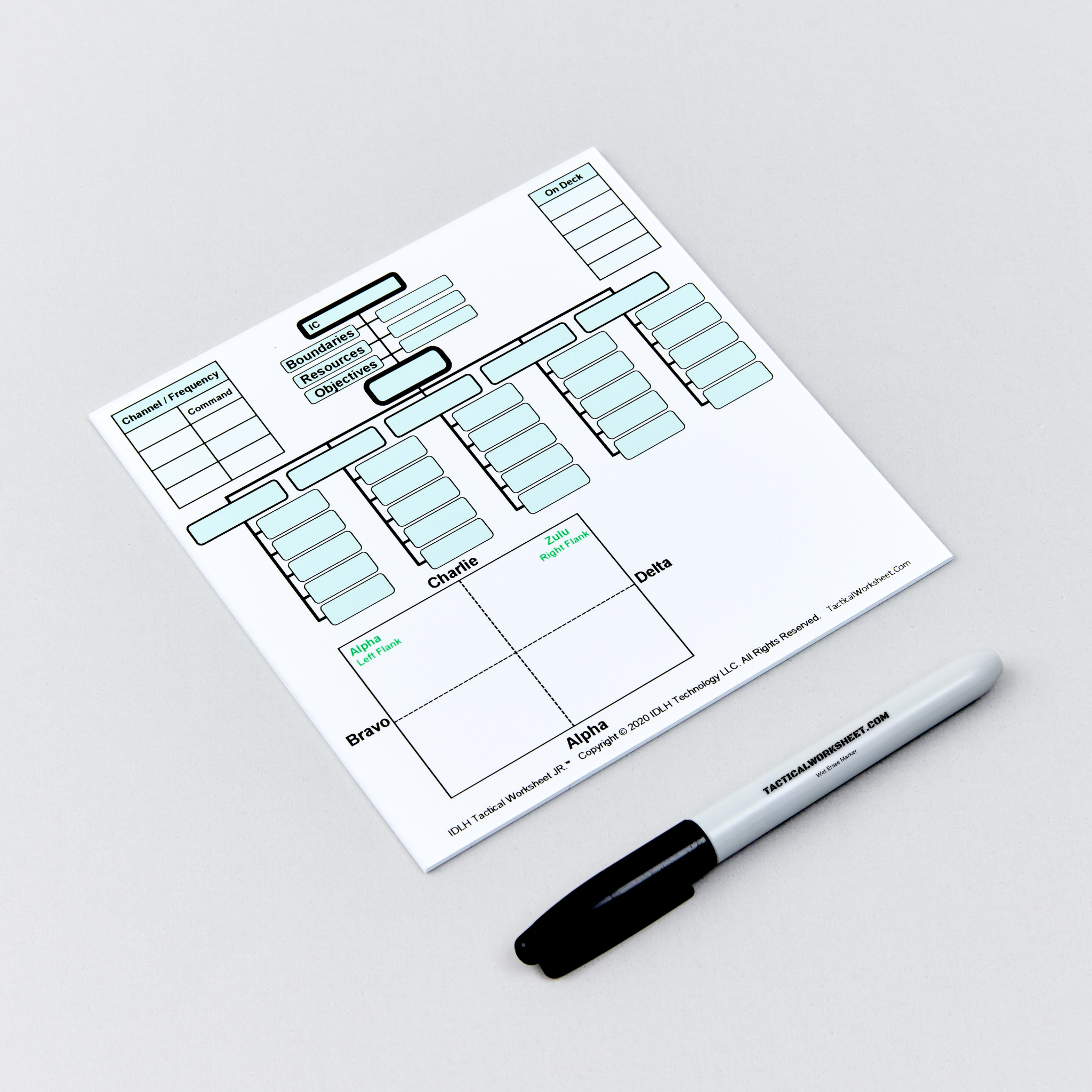 JR Command Boards - - IDLH Tactical Worksheet®