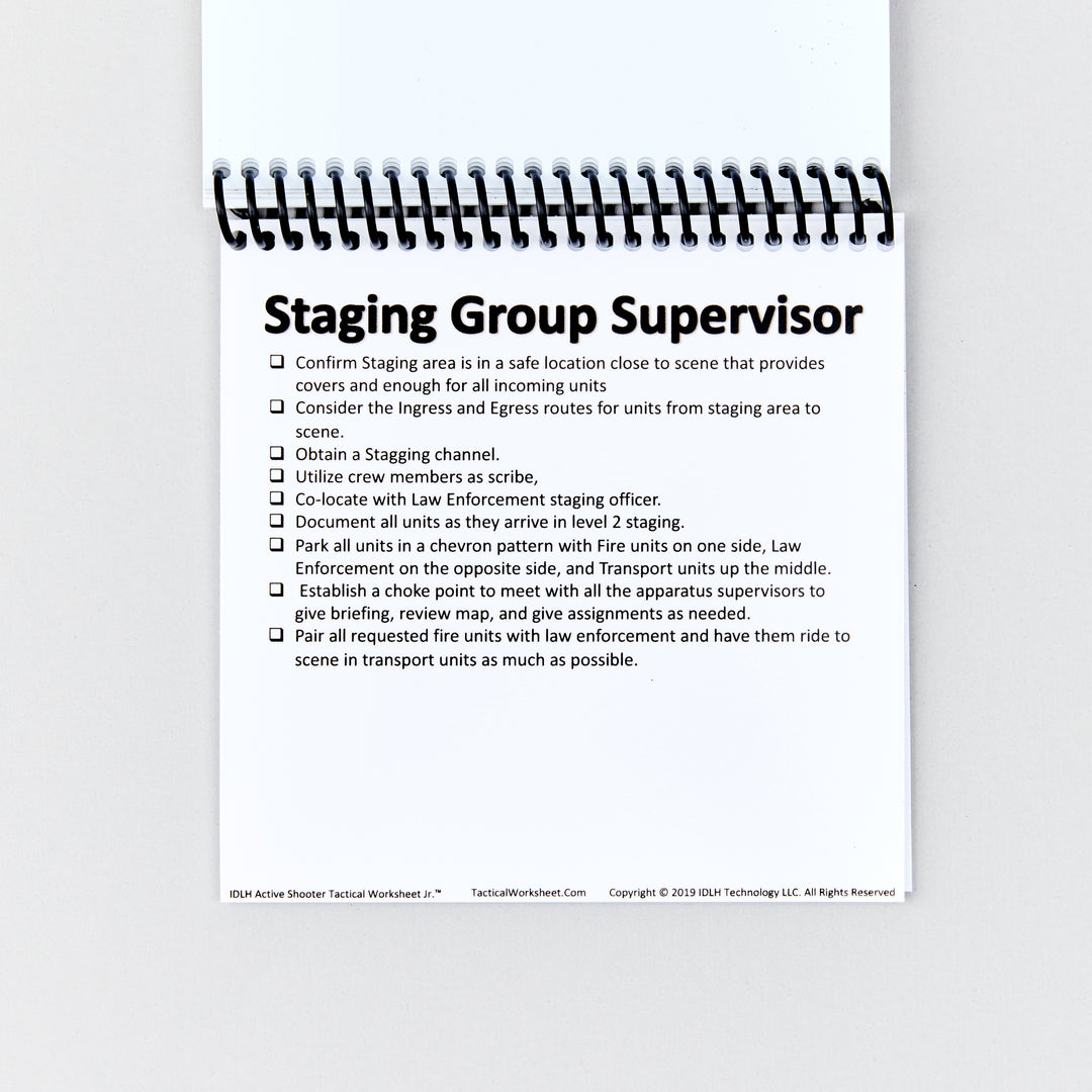 IDLH Tactical Worksheet® Active Threat