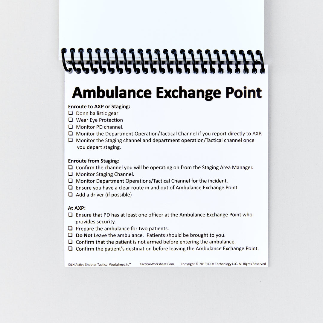 IDLH Tactical Worksheet® Active Threat