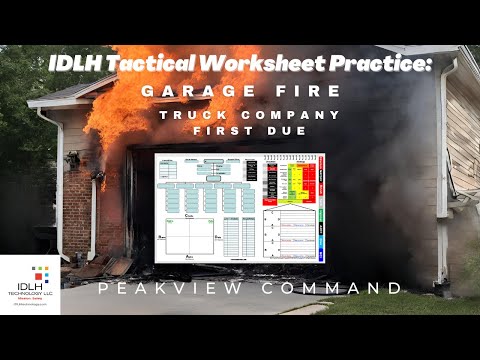 IDLH Tactical Worksheet® Digital Command Board